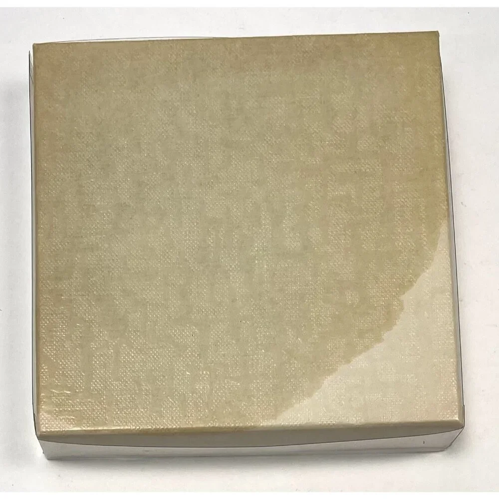VTG Set 6 GIFTKINS Pale Yellow COCKTAIL NAPKINS Permanent Press NOS NEW Read
